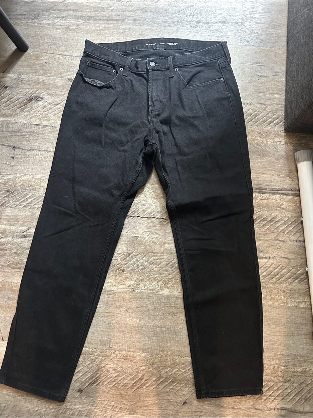 Black Men's athletic Fit Jeans